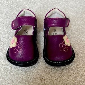 Jack and Lily 12-18 month size leather shoes
